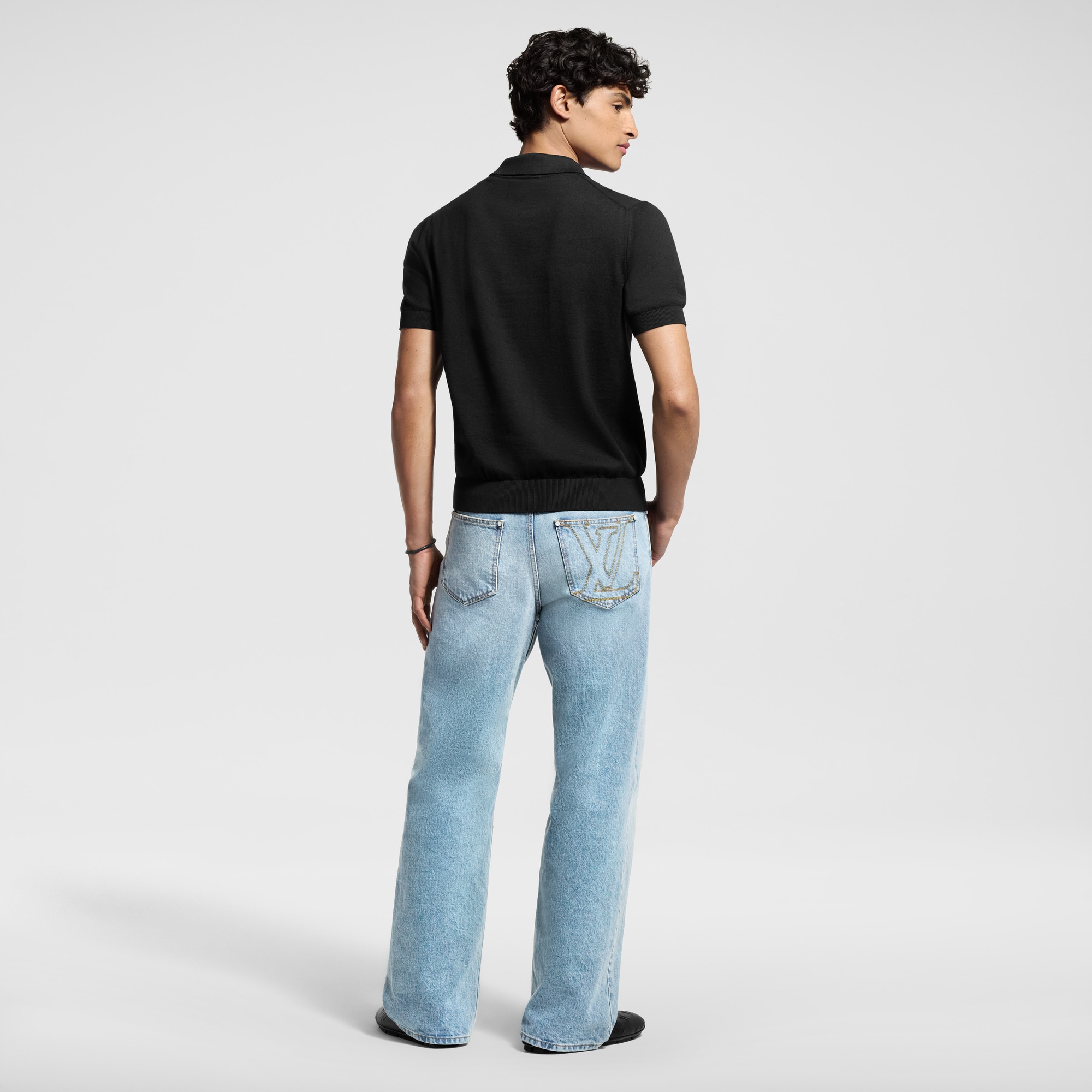 Cashmere And Cotton Blend Short-Sleeved Polo - Ready-to-Wear